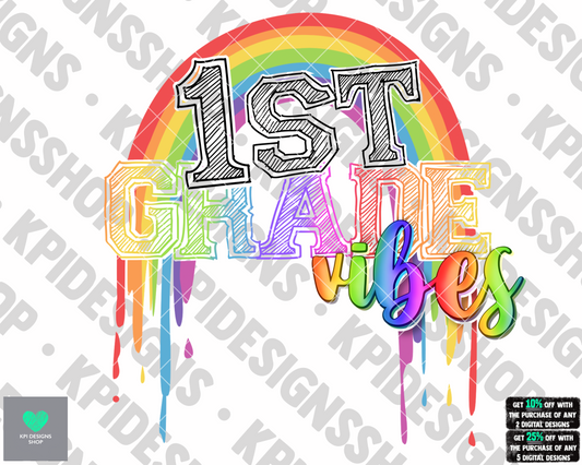 1st Grade Vibes - July2022 - PNG - Digital Design