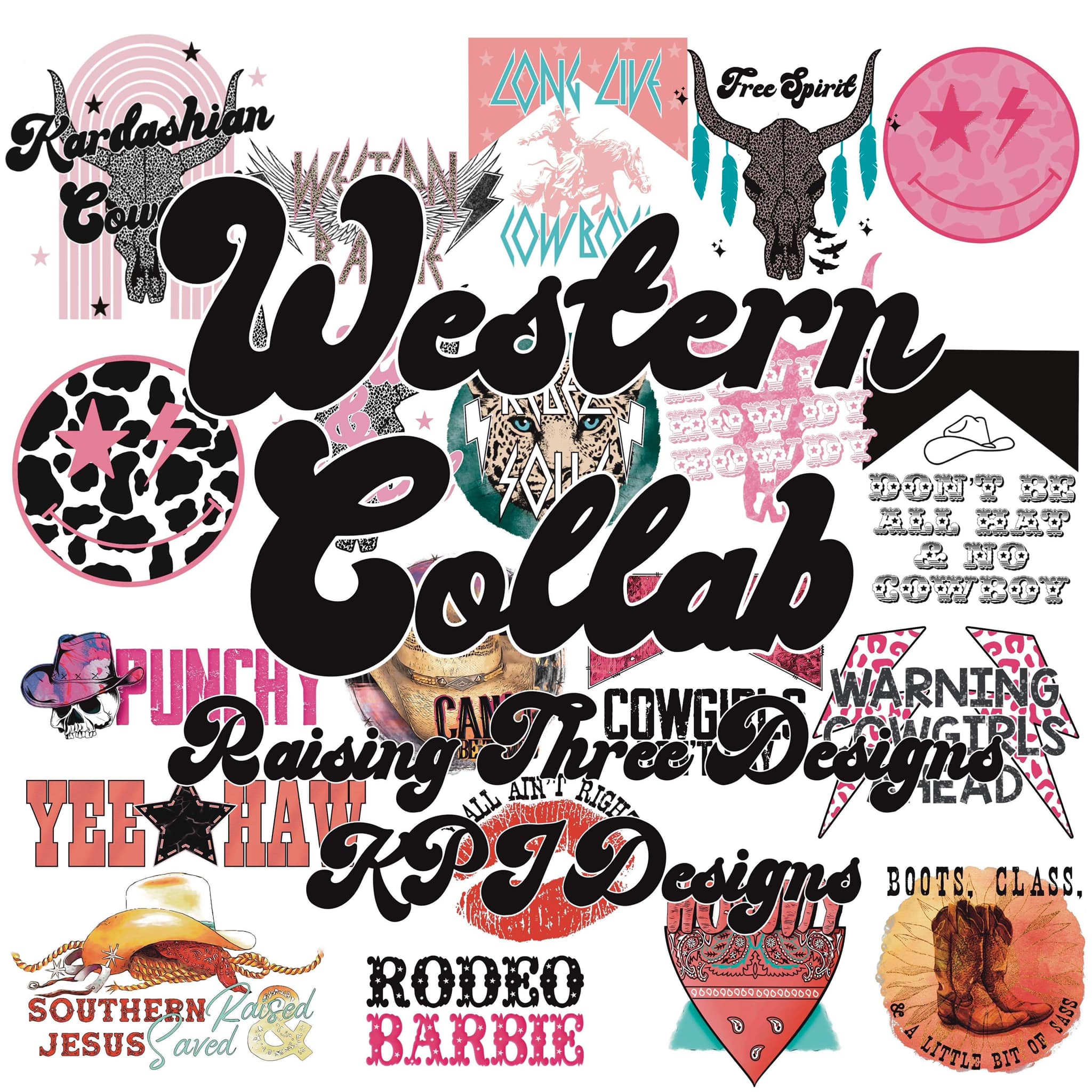 Western Collab Bundle (20 Designs) – KPI Designs Shop