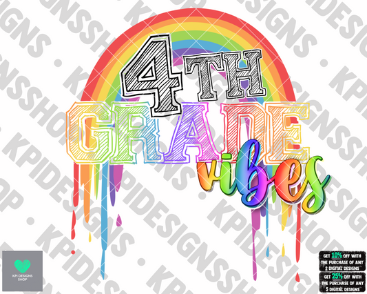 4th Grade Vibes - July2022 - PNG - Digital Design