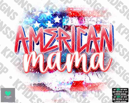 American Mama - May2022 - PNG - Digital Design