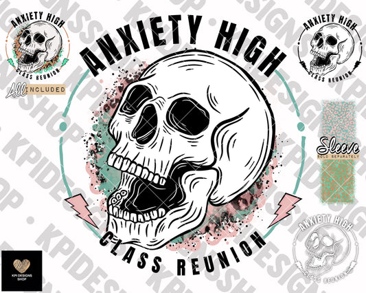 Anxiety High Class Reunion (5-pack) - Jan2023 - PNG - Digital Design