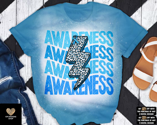 Awareness Bolt (Diabetes) 2-pack - Oct2022 - PNG - Digital Design