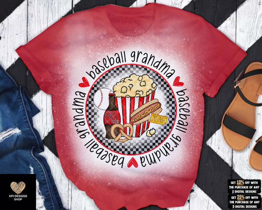Baseball Grandma - Feb2023 - PNG - Digital Design