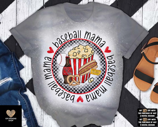 Baseball Mama - Feb2023 - PNG - Digital Design