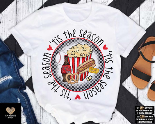 Tis The Season (Baseball) - Feb2023 - PNG - Digital Design