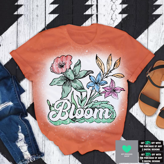Bloom (4-pack) - Apr2022 - PNG - Digital Design