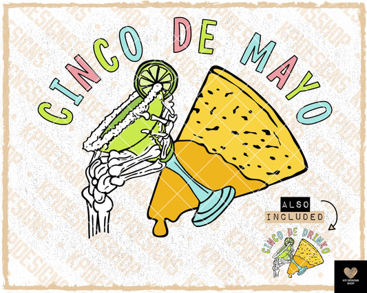 Cinco De Mayo (Drinko) - 2-pack - Apr2023 - PNG - Digital Design