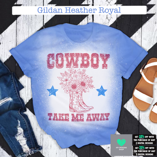 Cowboy Take Me Away (3-pack) - Sept2022 - PNG - Digital Design