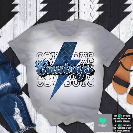 Cowboys Bolt - July2022 - PNG - Digital Design