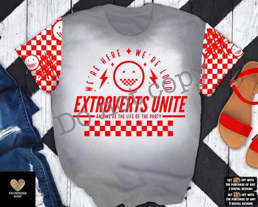 Extroverts Unite (3-pack) - Dec2022 - PNG - Digital Design