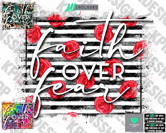 Faith Over Fear (3-pack) - Aug2022 - PNG - Digital Design