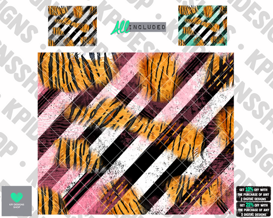 Fierce Tiger Sleeve (3-pack) - June2022 - PNG - Digital Design