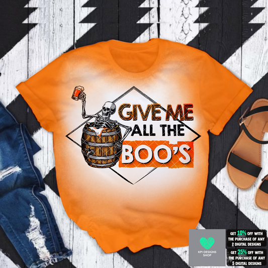 Give Me All the Boo's (3-pack) - July2022 - PNG - Digital Design