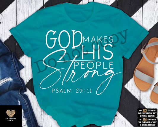 God Makes His People Strong (7-pack) - Sept2022 - PNG - Digital Design
