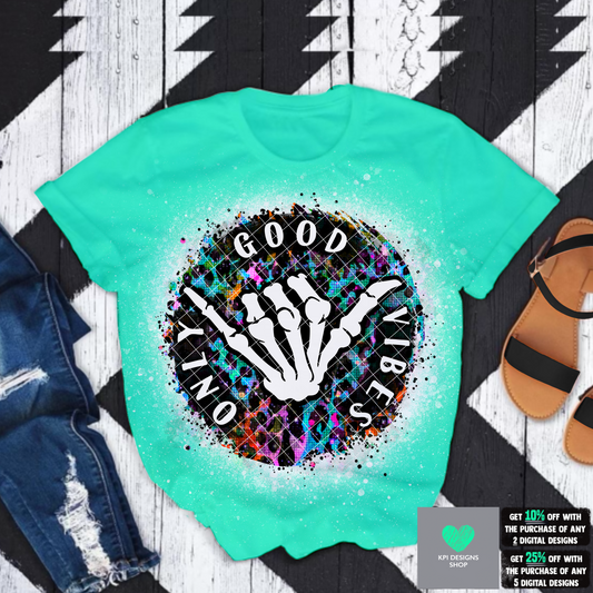 Good Vibes Only (5-pack)  - May2022 - PNG - Digital Design