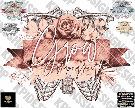 Grow Through It (5-pack) - Dec2022 - PNG - Digital Design