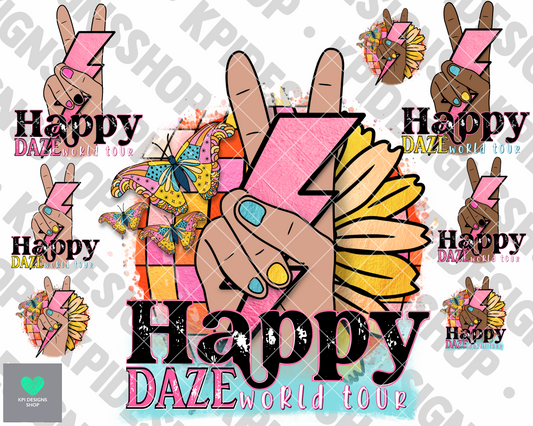 Happy Daze (8-pack) - June2022 - PNG - Digital Design