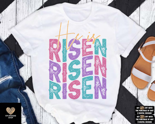 He is Risen (2-pack) - Mar2023 - PNG - Digital Design