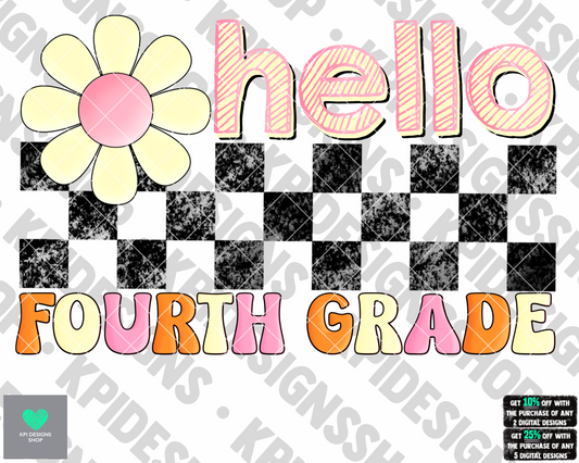 Hello Fourth Grade - June2022 - PNG - Digital Design