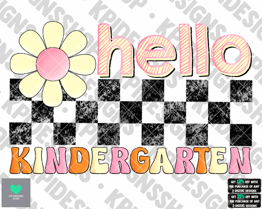 Hello Kindergarten - June2022 - PNG - Digital Design