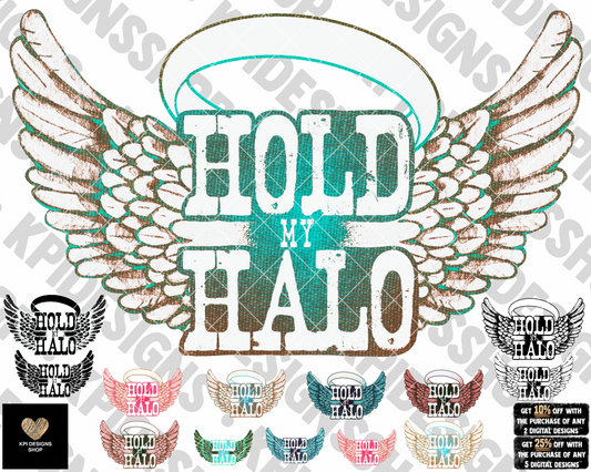 Hold My Halo (14-pack) - Nov2022 - PNG - Digital Design