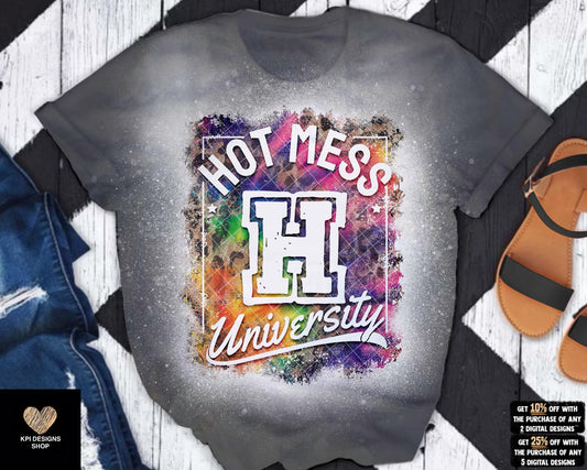 Hot Mess University (5-pack) - Feb2023 - PNG - Digital Design