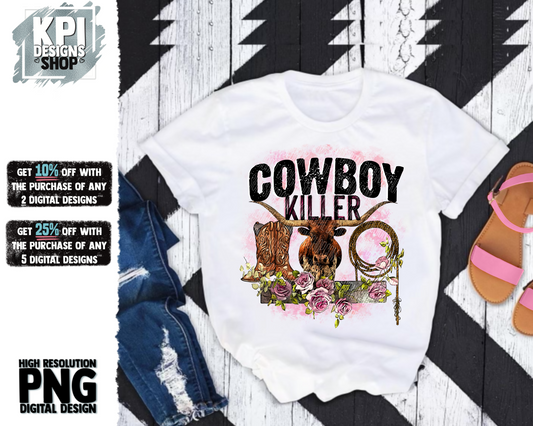 Cowboy Killer - PNG - Digital Design