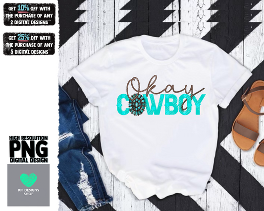 Okay Cowboy (2-pack) - Jan2022 - PNG - Digital Design