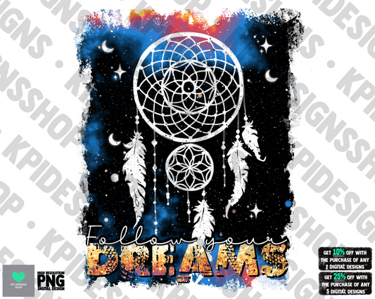 Chase Your Dreams - Jan2022 - PNG - Digital Design