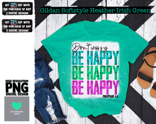 Don't Worry Be Happy - Feb2022 - PNG - Digital Design