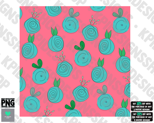 Floral Sleeve Pink (Mother's Day) - Apr2022 - PNG - Digital Design