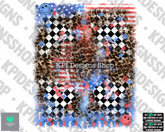Sleeve - Stars & Stripes - June2022 - PNG - Digital Design