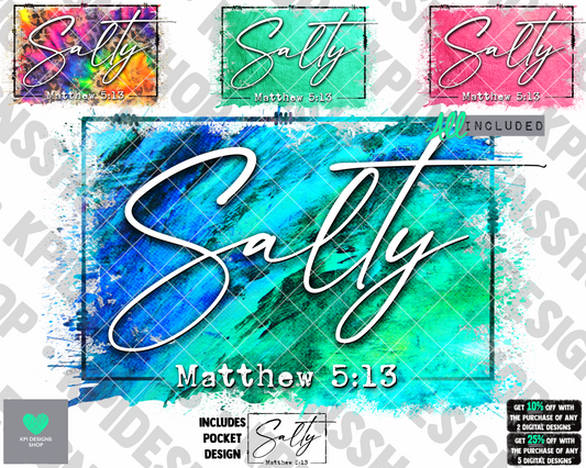Salty (6-pack) - June2022 - PNG - Digital Design