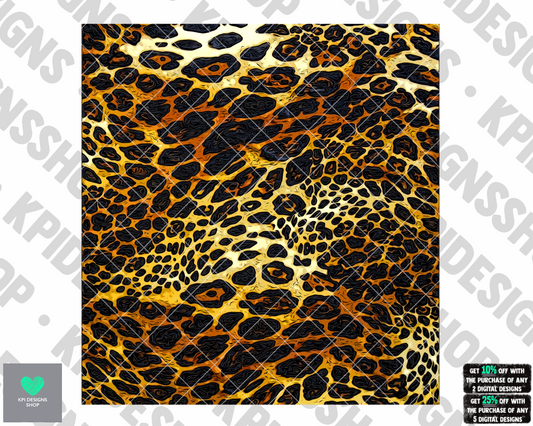 Leopard Sleeve - PNG - Digital Design