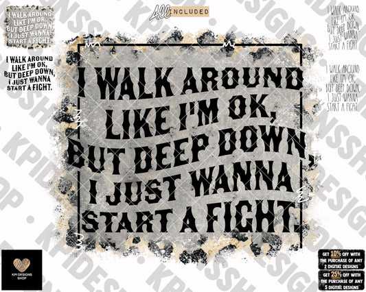 I Walk Around Like I'm OK (6-pack) - Feb2023 - PNG - Digital Design