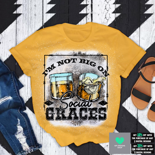 I'm Not Big on Social Graces (3-pack) Apr2022 - PNG - Digital Design