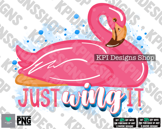Just Wing It - Apr2022 - PNG - Digital Design