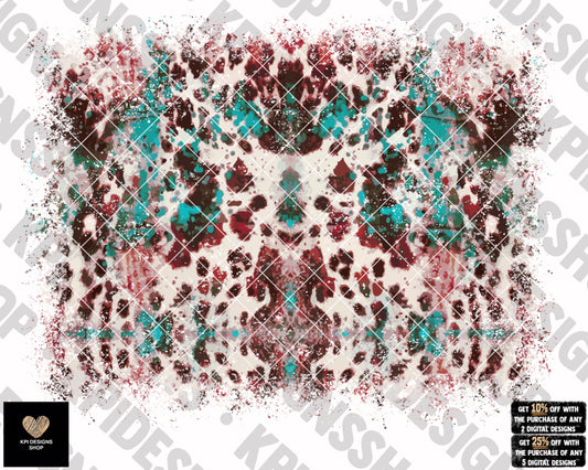 Sleeve: Long Live Cowgirls (Leopard Mix) - Mar2023 - PNG - Digital Design