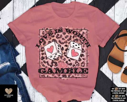 Love is Worth the Gamble - Jan2023 - PNG - Digital Design