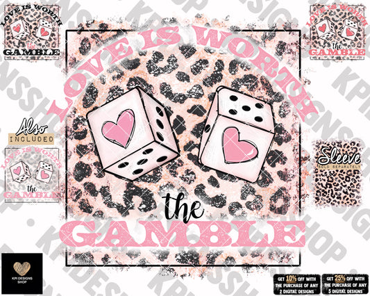Love is Worth the Gamble - Jan2023 - PNG - Digital Design