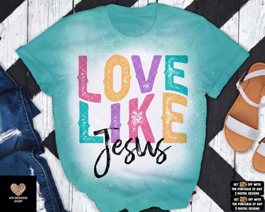 Love Like Jesus (3-pack) - Mar2023 - PNG - Digital Design