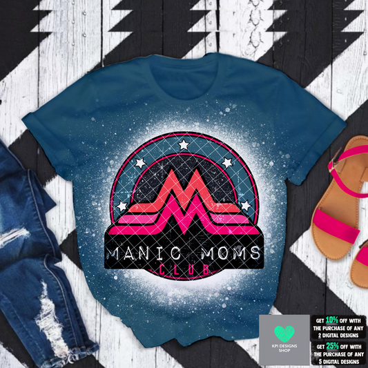 Manic Mom's Club (3-pack)- May2022 - PNG - Digital Design