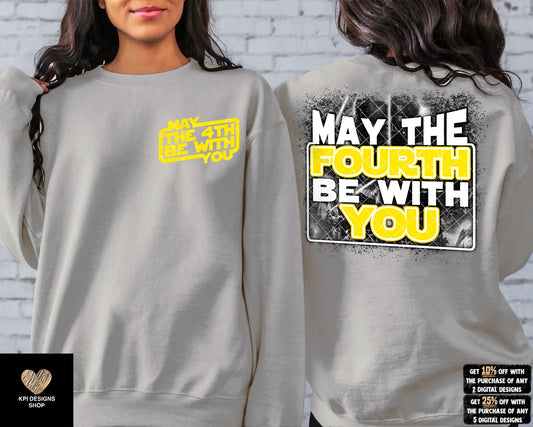 May The Fourth + Matching Pocket (5-pack) - April2023 - PNG - Digital Design (Personal Use Recommended)
