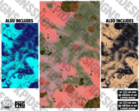 Sleeves for Neon Moon (3-pack) - PNG - Digital Design