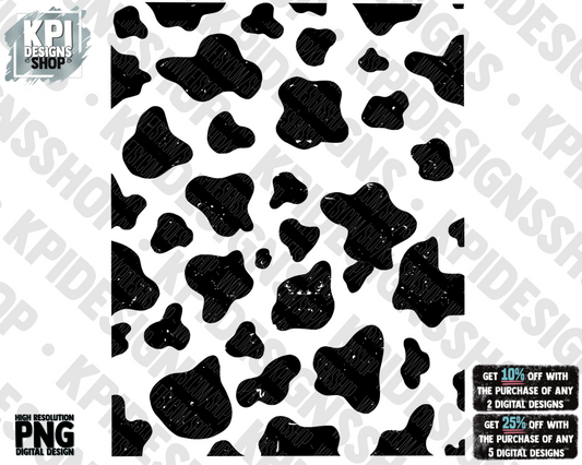 Cow Print - PNG - Digital Design