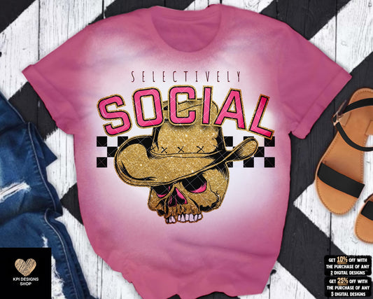 Selectively Social (4-pack) - Jan2023 - PNG - Digital Design