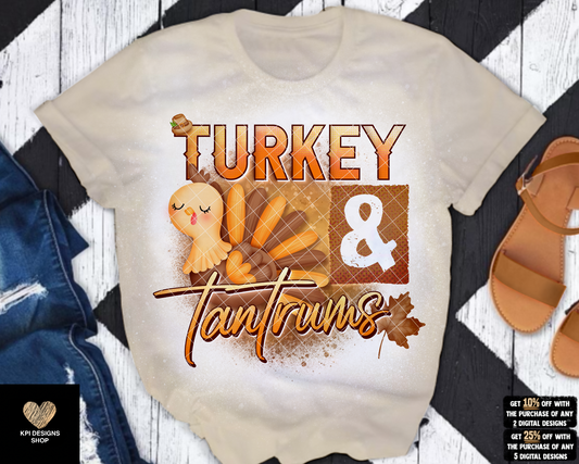 Turkey & Tantrums (2-pack) - Oct2022 - PNG - Digital Design