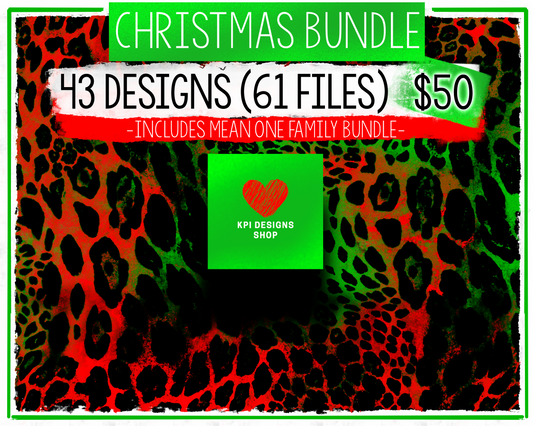 2021 Christmas Bundle - 43 Designs & 61 Files