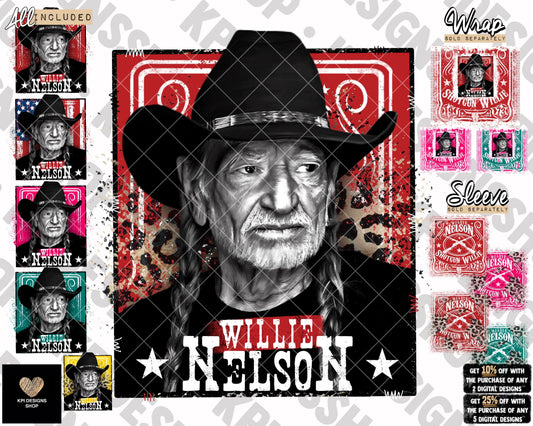 Willie (6-pack)- PNG - Digital Design (Personal Use Recommended)