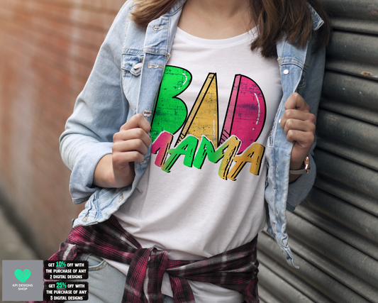 Bad Mama (vibes) 2-pack - Mar2022 - PNG - Digital Design